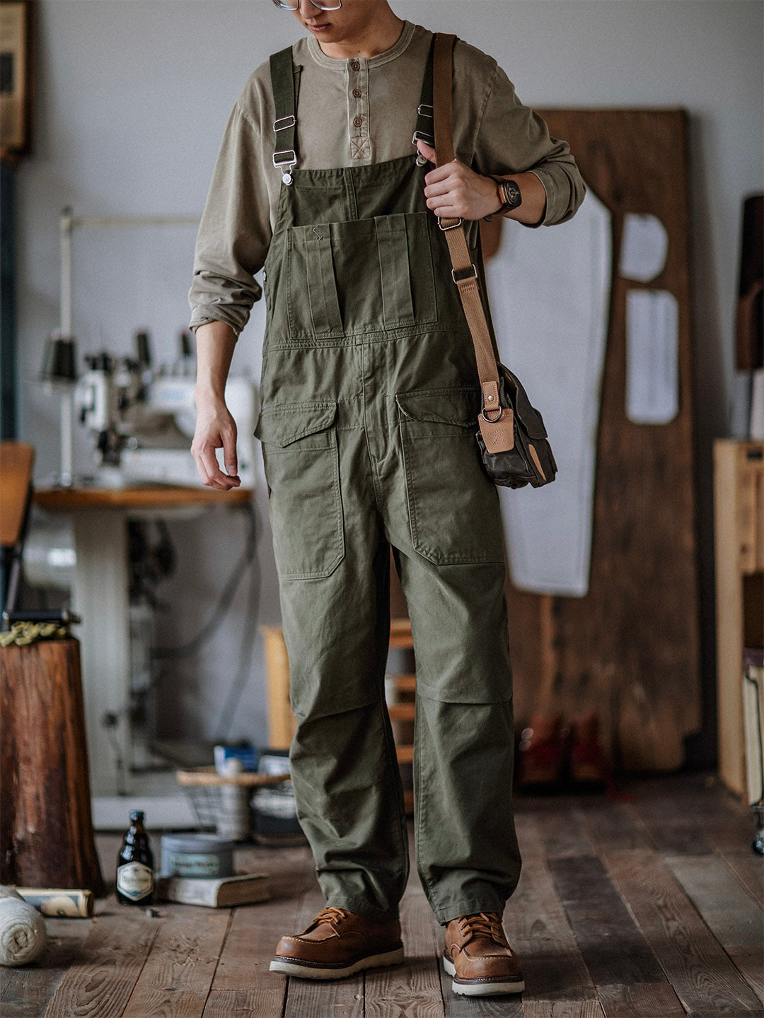 Comfortable Cotton Dungaree Overalls - OutfitLondon
