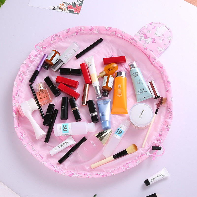 Compact Travel Toiletry and Makeup Pouch