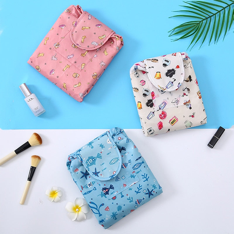 Compact Travel Toiletry and Makeup Pouch