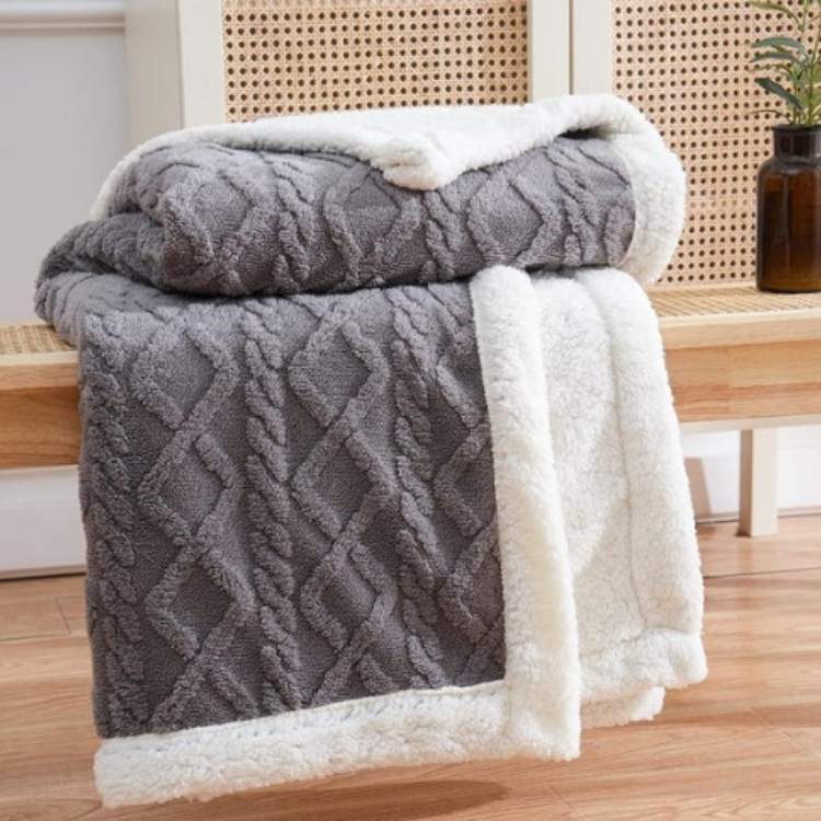 Plush Weighted Throw Blanket - OutfitLondon