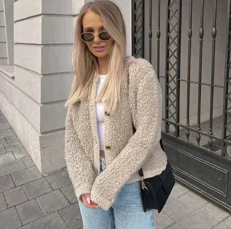 Warm Fleece Cardigan Vest for Cold Winter Nights