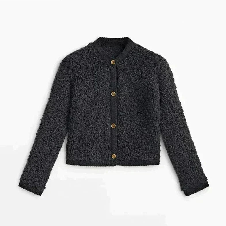Warm Fleece Cardigan Vest for Cold Winter Nights