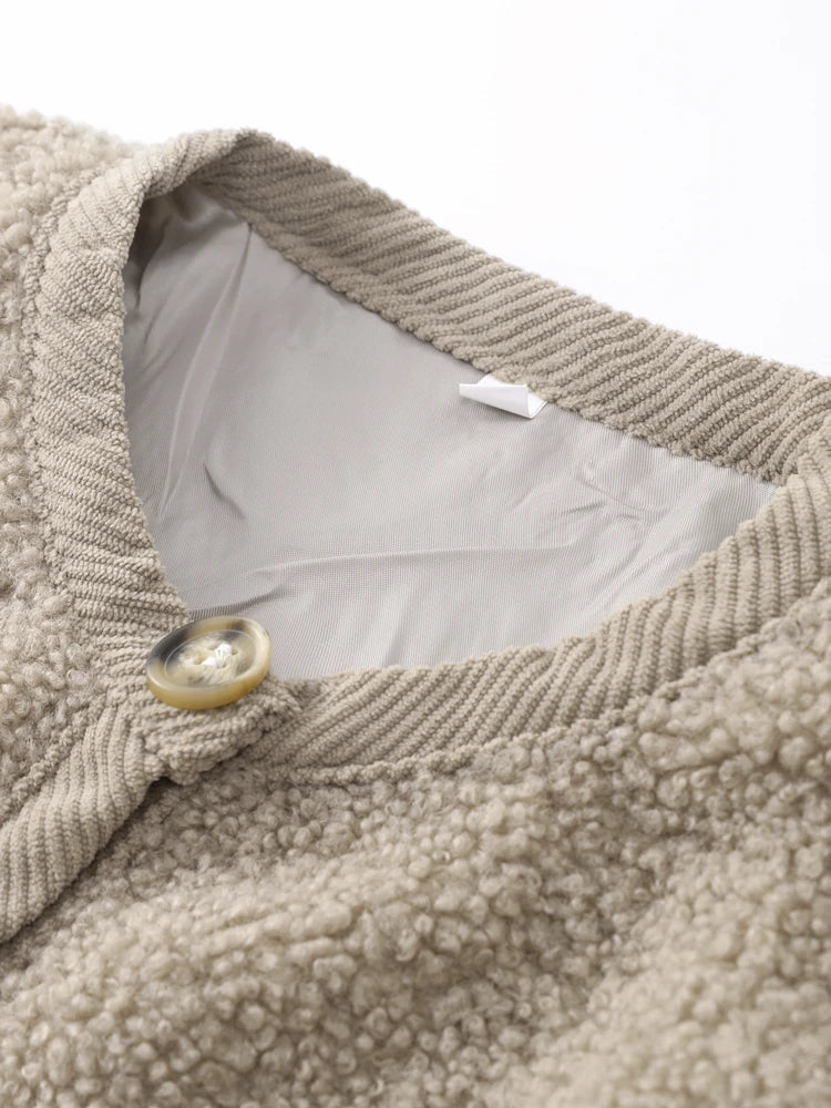 Warm Fleece Cardigan Vest for Cold Winter Nights