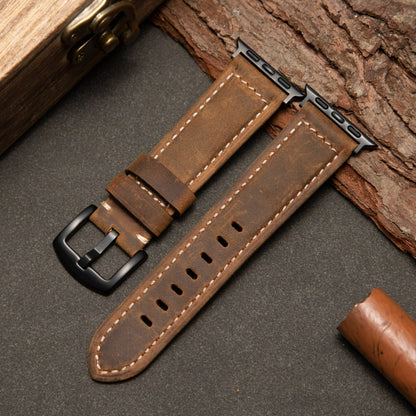 Premium Tan Leather Watch Band — Embossed Style - OutfitLondon