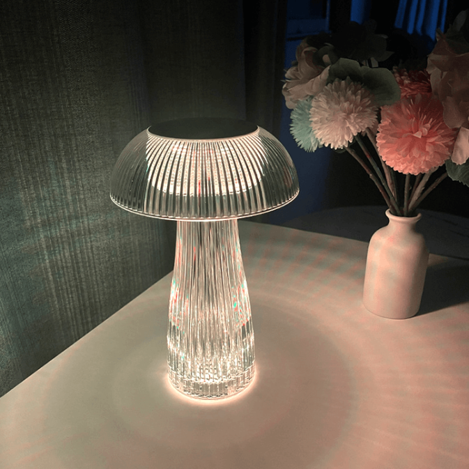 Rechargeable Crystal Jellyfish Table Lamp