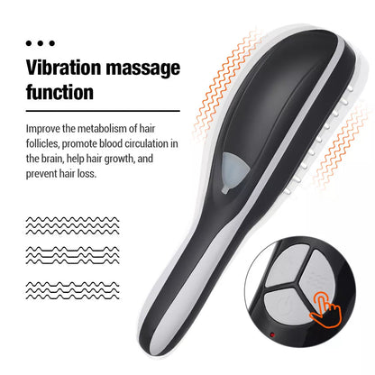 Scalp Massager Spray Brush – Massage, Light Therapy & Essential Oil Diffuser