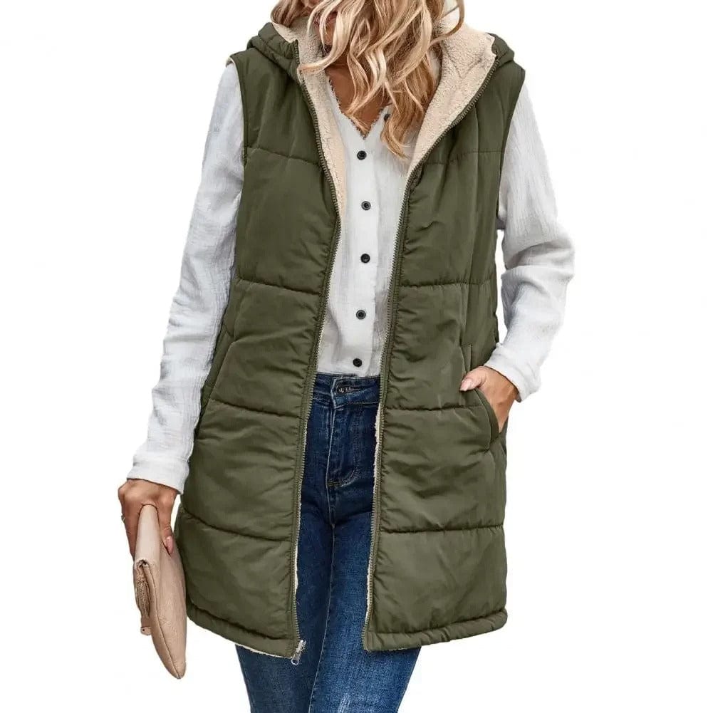 Cozy Insulated Women's Puffer Jacket Vest - OutfitLondon