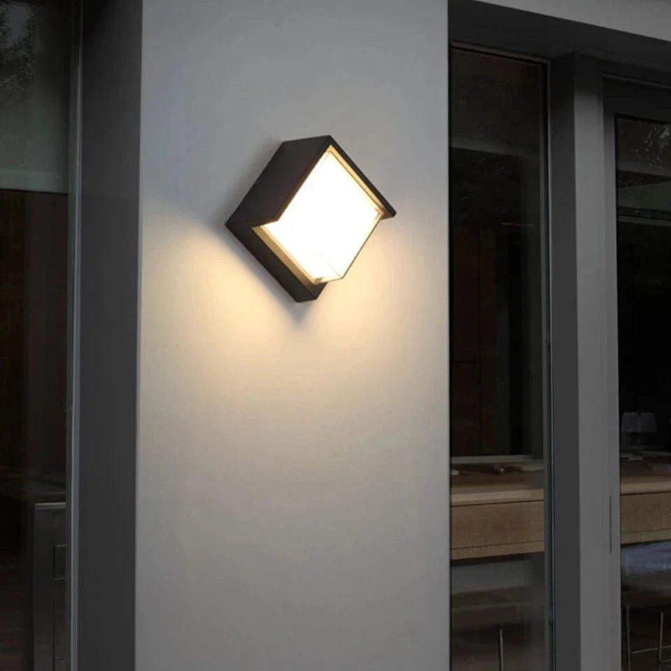 LED Outdoor Wall Light PIR Motion Sensor
