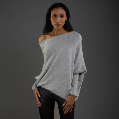 Soft Cashmere Blend Offbeat Sweater