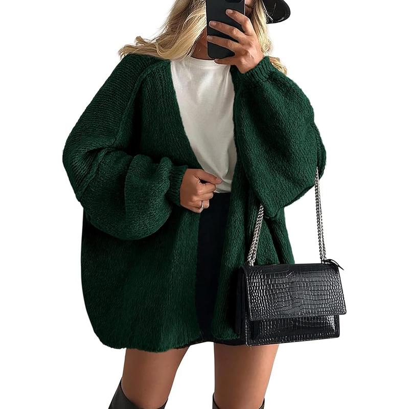 Women's Cozy Large Fit Fall Knit Sweater Cardigan