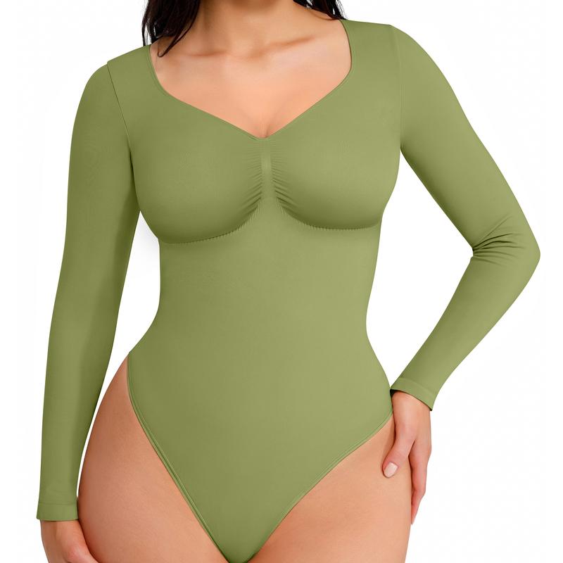 Soft Stretchy Full Body Bodysuit for Women