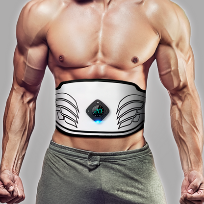 Belly Fat Reduction Massage Belt – EMS Abdominal Vibration Belt for Slimming & Toning