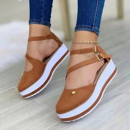 Women's Closed Toe Chunky Platform Sandals | Summer Platform Sandals