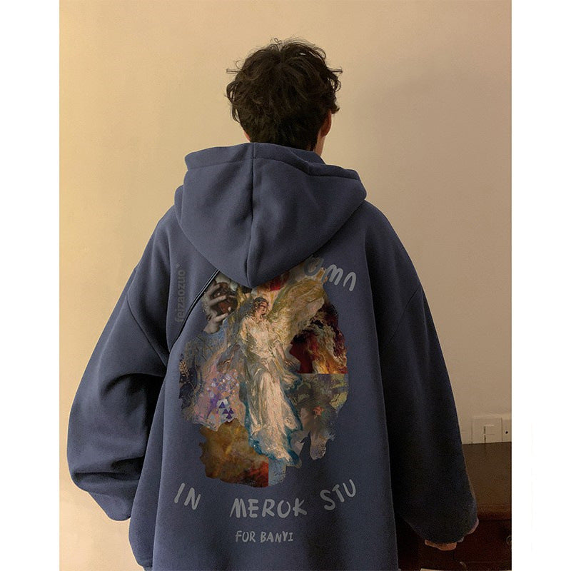 Men's Casual Oversized Cotton Hoodie