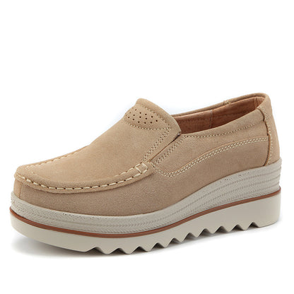 Wide Feet Orthopedic Suede Leather Shoes For Women