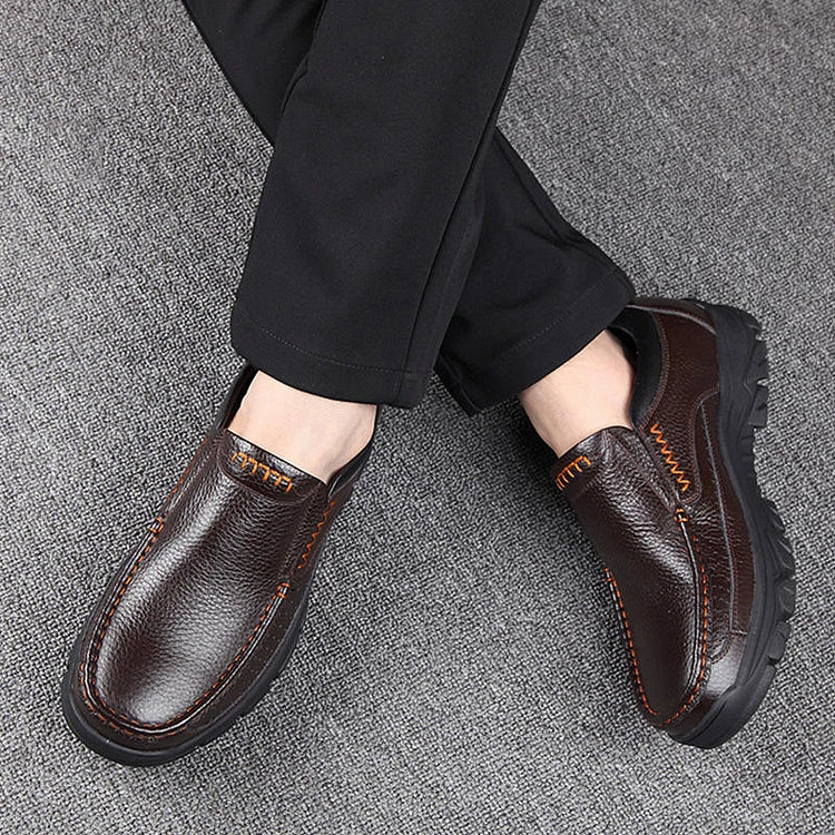 Comfortable Mens Slip On Leather Shoes