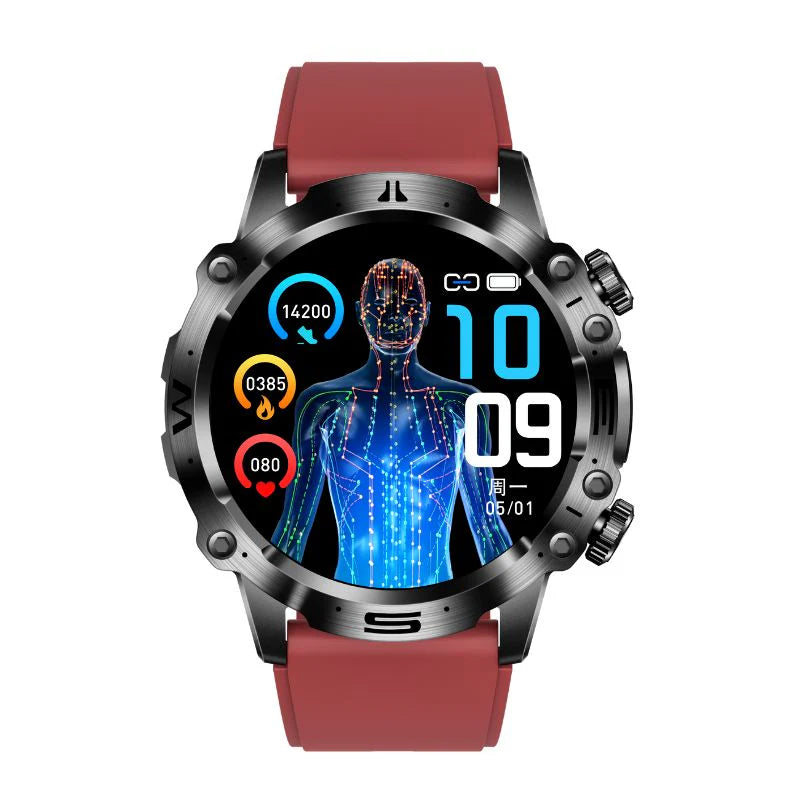 High quality ECG | EKG Blood Sugar Blood Pressure Health Sports Watch