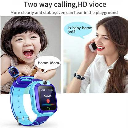 Kids Smartwatch with GPS, Waterproof, Voice Chat, and Games