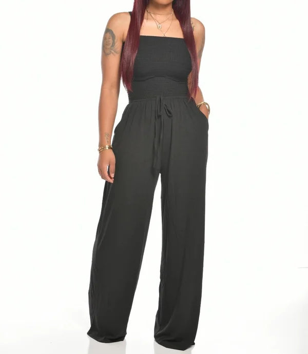 Sunny Womens Off Shoulder Jumpsuit