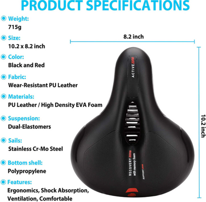 Ultimate Ultra Soft Cycling Light Saddle