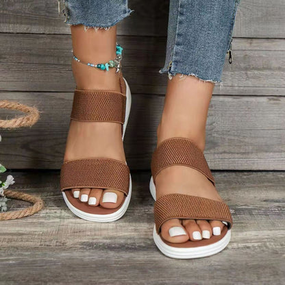 Comfortable Orthopedic Sandals For Women Elastic Band Casual Summer