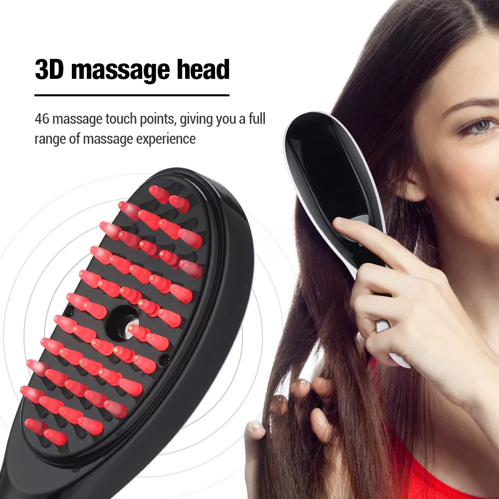 Scalp Massager Spray Brush – Massage, Light Therapy & Essential Oil Diffuser
