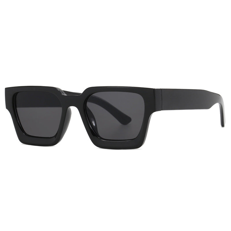Women's Retro Acetate Frame Square Sunglasses