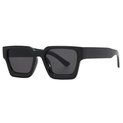 Women's Retro Acetate Frame Square Sunglasses
