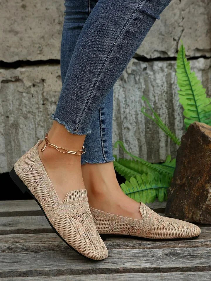 Step-In Elegance: Orthopedic Non-Slip Flat Shoes - Comfort Meets Style