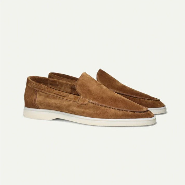 Soft Leather Slip On Shoes