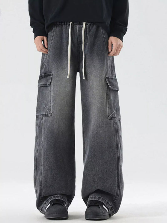 Comfortable Mens Cargo Pants with Stretch Waist - OutfitLondon