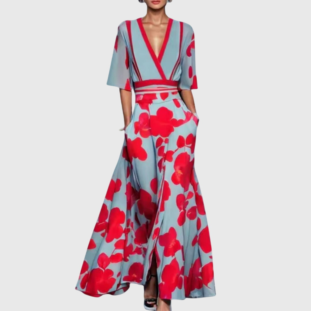 Chic Floral Women's Spring Dress
