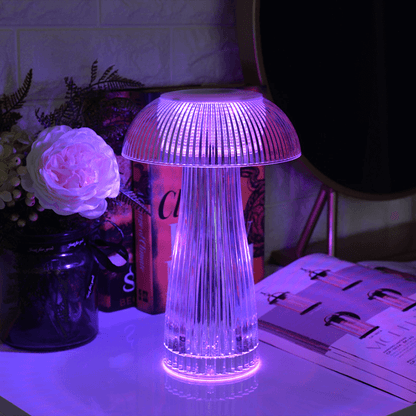Rechargeable Crystal Jellyfish Table Lamp
