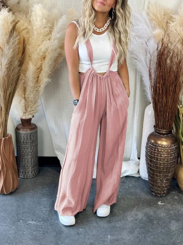 Relaxed Fit Womens Tank Jumpsuit