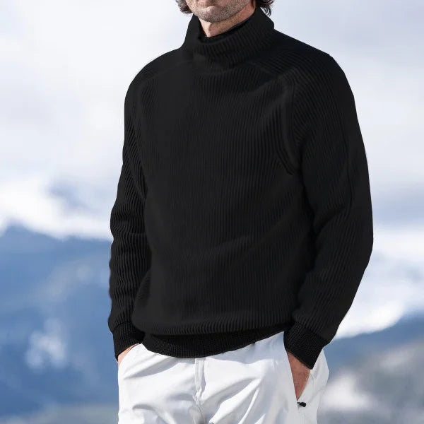 Traditional Fisherman Style Mens Crew Sweater