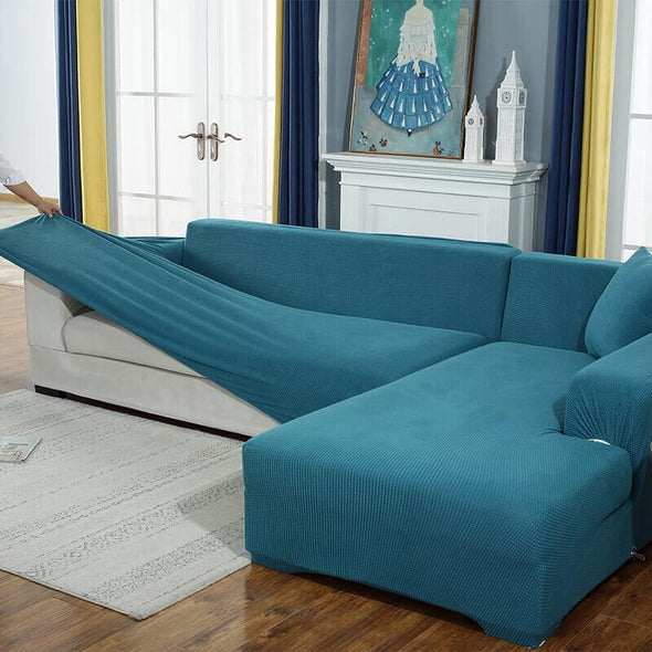 Oversized Thicken Stretch Jacquard Sofa Covers Pillow Covers