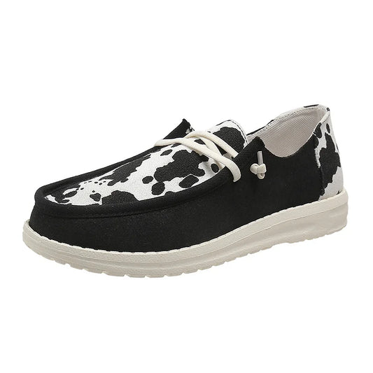 Women's Wild Wendy Cow Print Boho Shoes