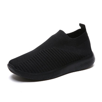 Women Shoes Knitting Sock Slip On Flat Sneakers