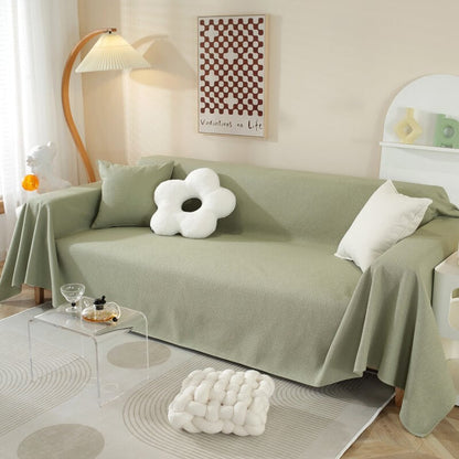 Soft Thick Chenille Couch Throw Cover , Couch Cushion Cover Dog Furniture Protector for Living Room