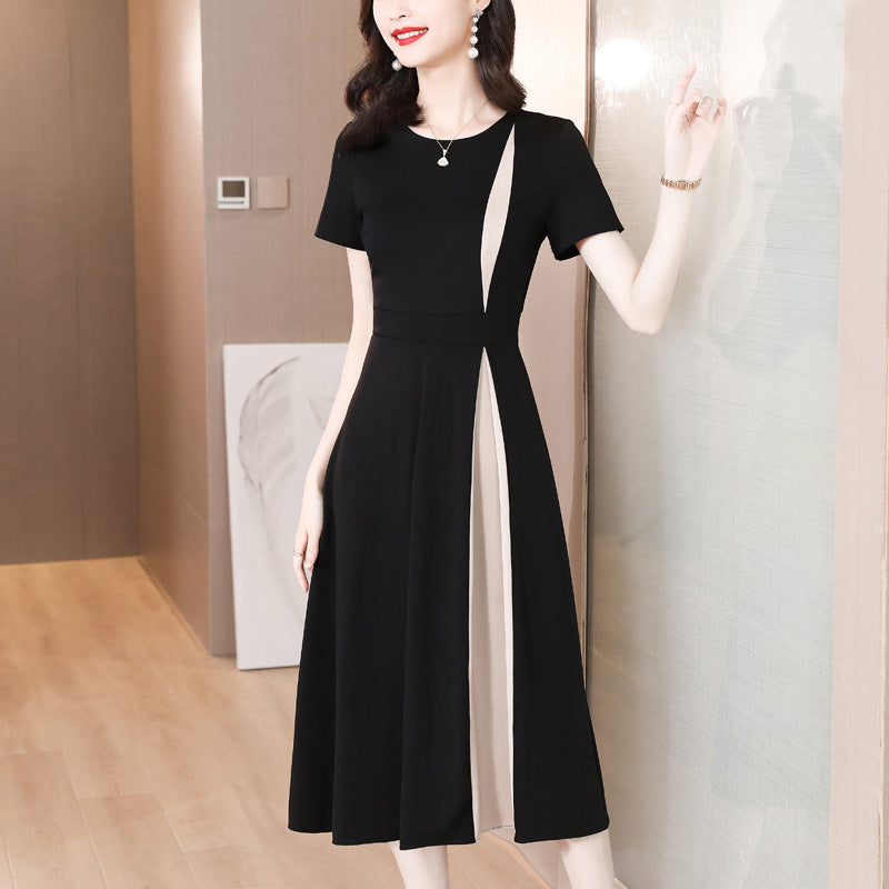 Elegant Mid Length Ladies Dress - OutfitLondon