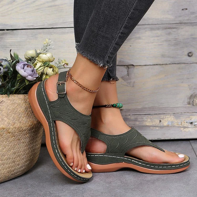 Women's Low-Wedge Women Orthopedic Sandals