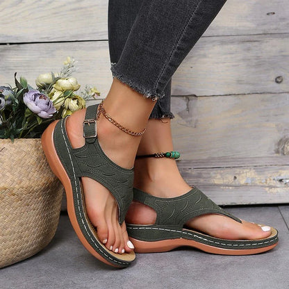 Women's Low-Wedge Women Orthopedic Sandals