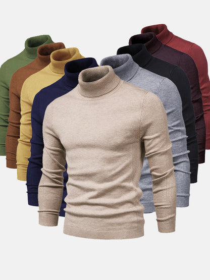Premium Soft Mens Turtleneck Sweater