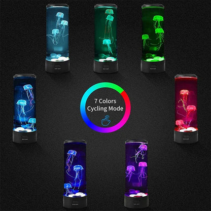 LED Jellyfish Lava Lamp Aquarium