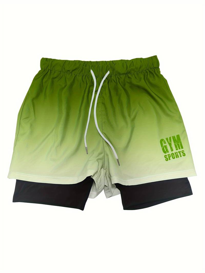Men's Dual Layer Reversible Ombre Shorts