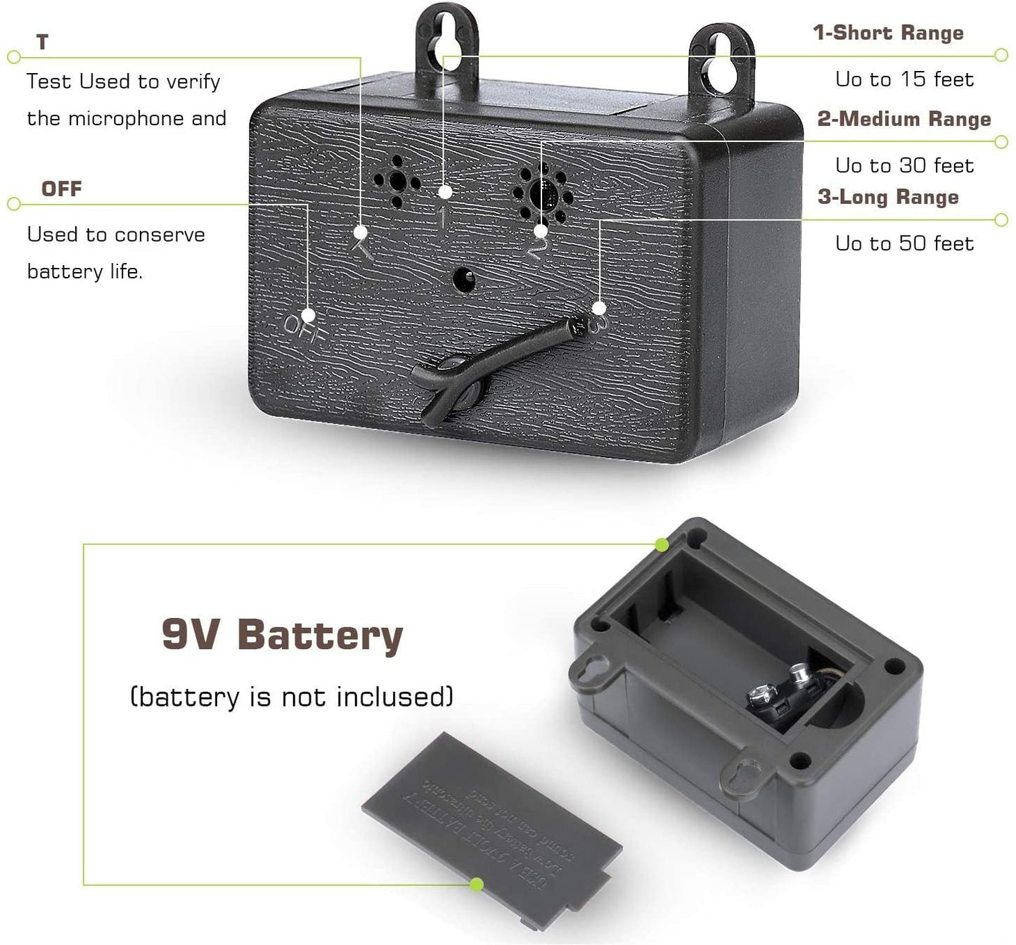 Ultrasonic Anti Barking Device For Dogs