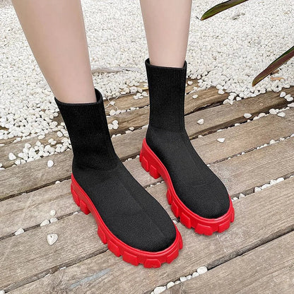 Cozy Cable Knit Ankle Boot Socks