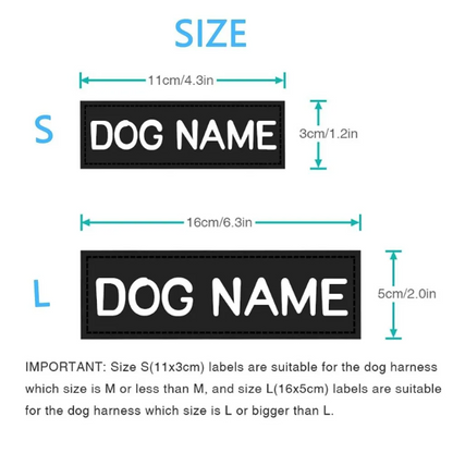 Personalised Dog Harness Strong No Pull Premium Custom Name Reflective Vest