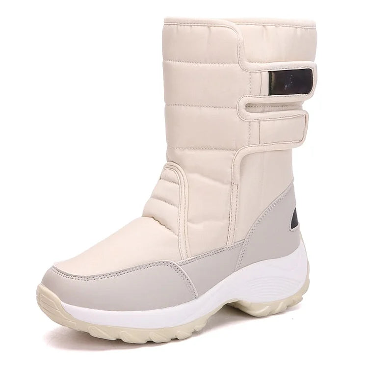 Insulated Water Resistant Snow Boots for Women - OutfitLondon