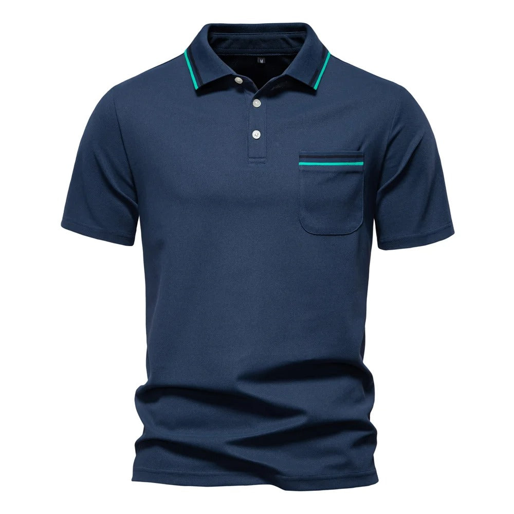 Timeless Polo Shirt with Chest Pocket